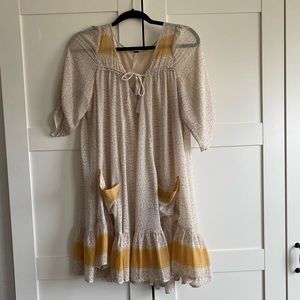 Free People babydoll dress size small